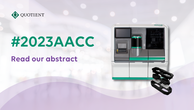 MosaiQ abstract accepted by AACC